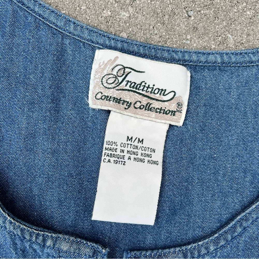 Vintage Denim Dress - Picture 5 of 7